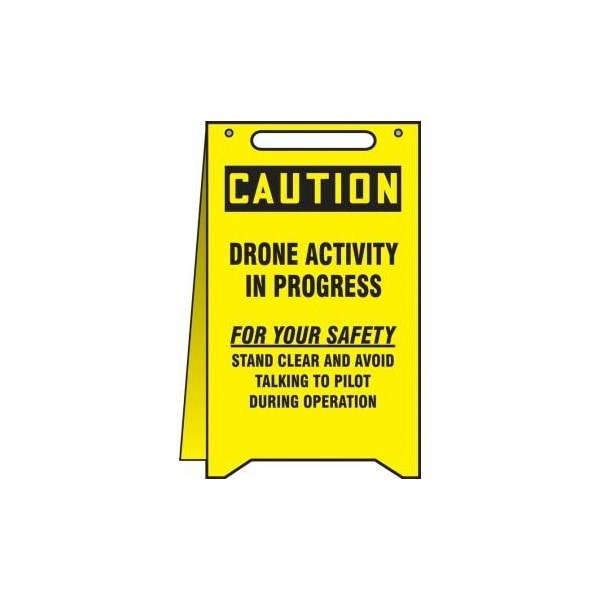 Accuform OSHA CAUTION FOLDUPS FLOOR SIGN PFR602 PFR602 - main